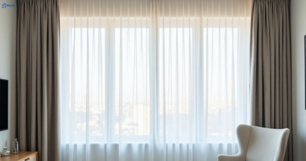 Freshly steam cleaned curtains in kallangur QLD
